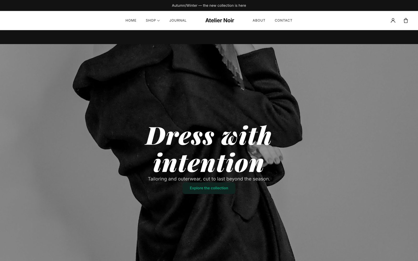 Aurora theme, Editorial style
