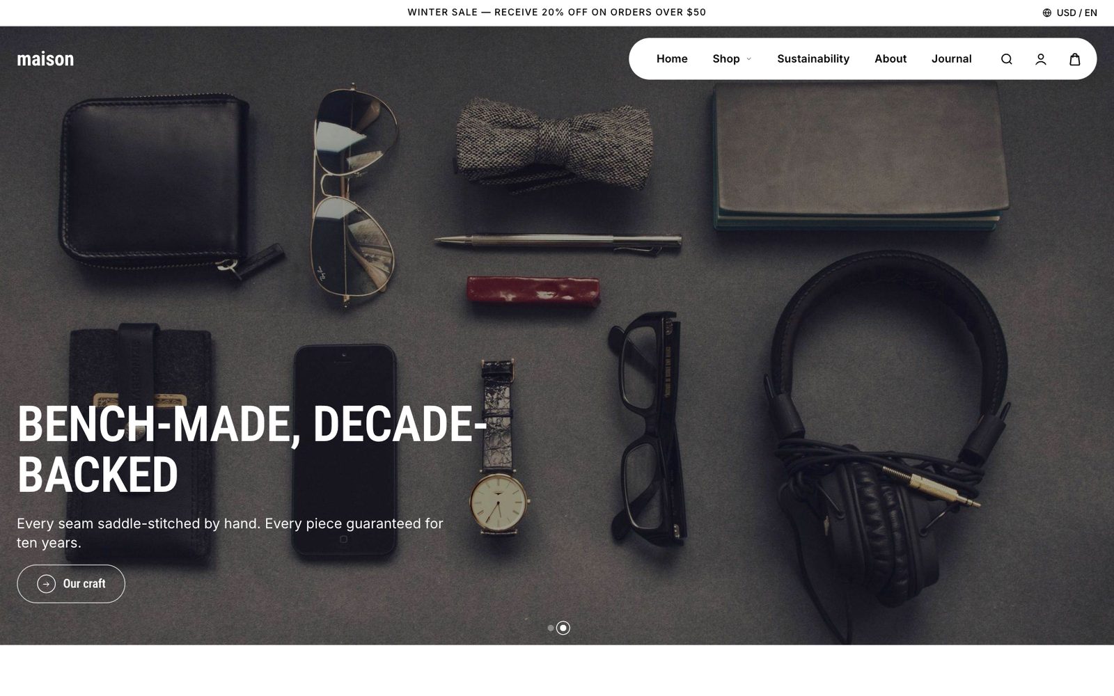 Crown theme, Maison style