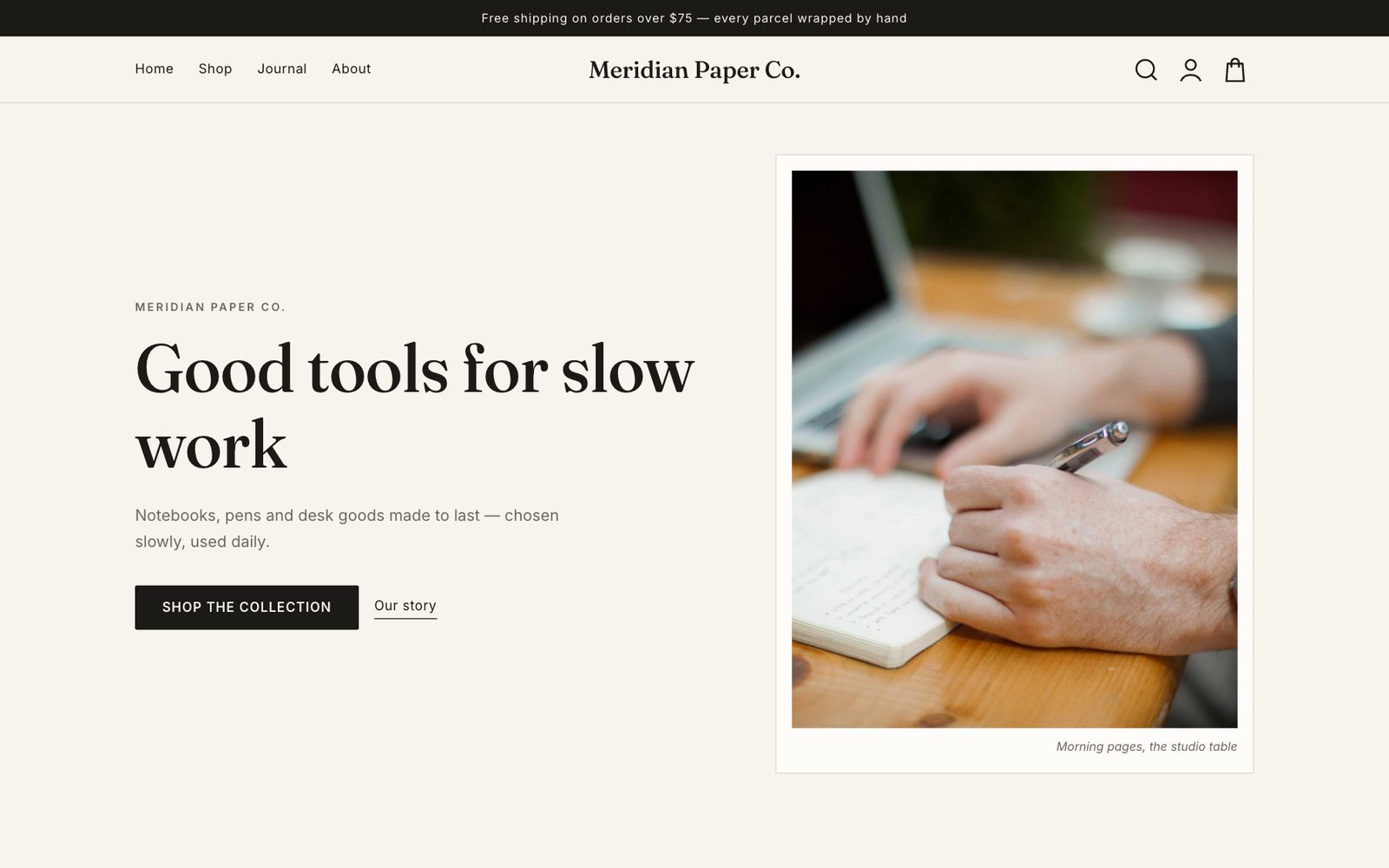 Folio theme, Folio style
