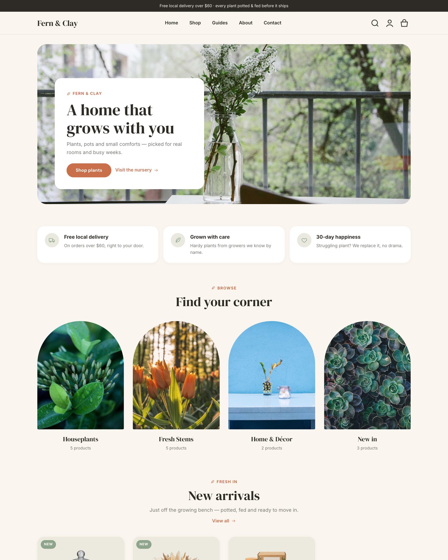 Haven theme preview